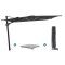 Perfect Shadow Ultra Eclipse Zweefparasol - 4x3m. - Antraciet/Ash Black met Valencia voet en hoes