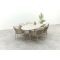 Taste Florence/Lecce organische tuinset voor 6 personen 240x120 cm. - Latte