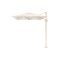 Platinum Voyager Vierkante Zweefparasol T1 2,5x2,5 m. - Sand Ivory