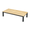 Mindo teak loungetafel 150x75 cm. - Antraciet