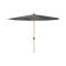 Platinum Riva stokparasol 3 m. rond - Teak Antraciet