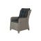 Torino dining wicker tuinstoel - Paloma grijs