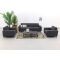 Boavista/Royalty stoel-bank loungeset - Sooty - 5-delig