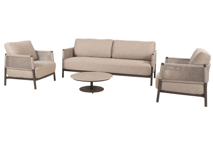 4SO Savanne/Boaz stoel-bank loungeset - Terre