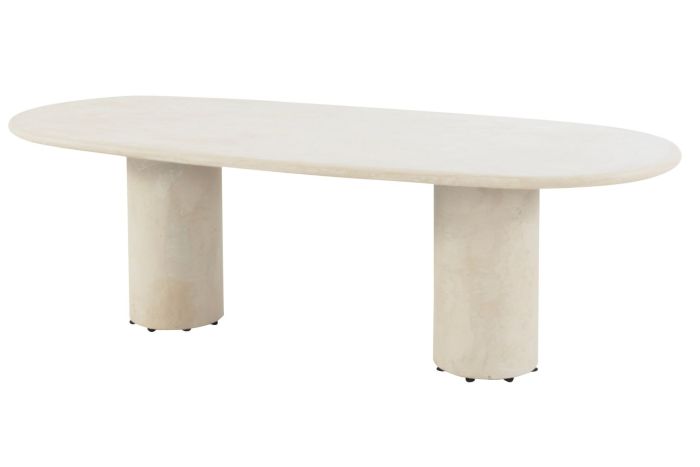 4SO Hampton ovale tuintafel 240x105 cm. - Mortex