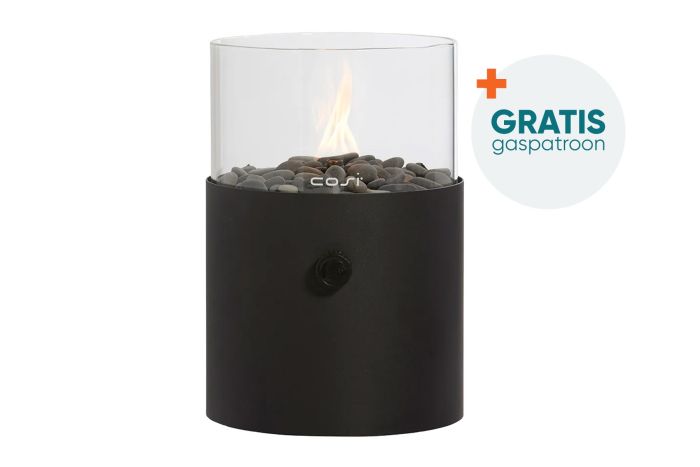Cosiscoop XL - black - gaslantaarn met gratis gaspatroon