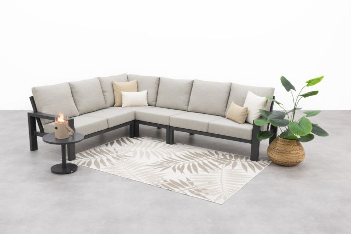 Verano lounge hoekbank (4-delig) - Royal Grey