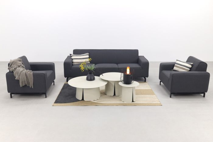 Boavista/Velora stoel-bank loungeset - Sooty - 6-delig