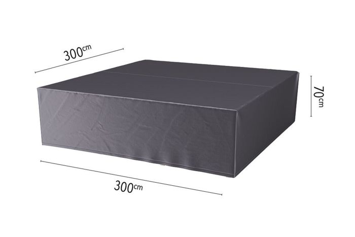Platinum Aerocover loungesethoes 300x300x70 cm.