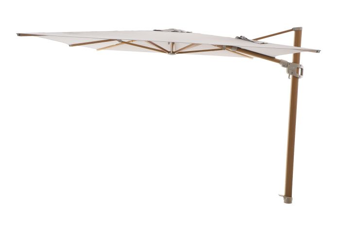 Perfect Shadow Eclipse zweefparasol 400x300 cm. Ultra - Woodlook/Urban Taupe
