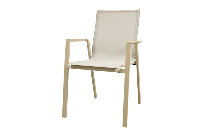 Atmos stapelbare tuinstoel - Latte/Beige