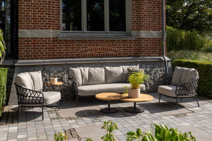 4 Seasons Calpi stoel-bank loungeset - 3-delig