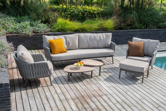 Taste Cannes/Monroe stoel-bank loungeset - Terre