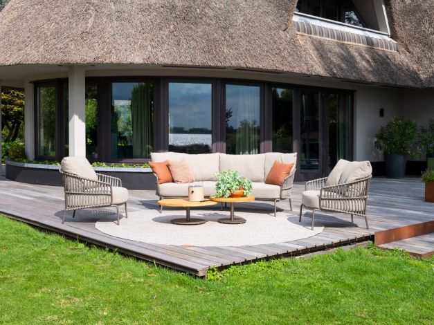 4 Seasons Capalbio/Volta loungeset (5-delig) - Teak/Terre