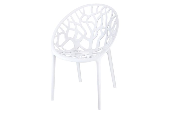 Siesta Crystal stapelbare tuinstoel - Wit