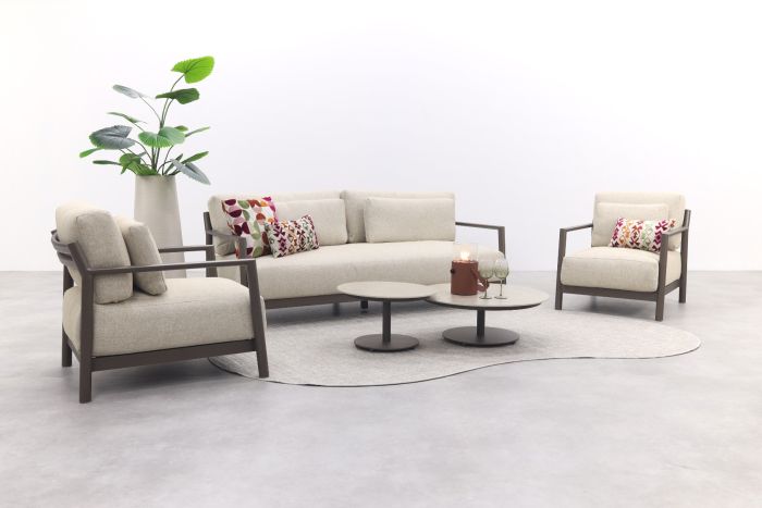 4-Seasons Capresi / Boaz Loungeset (5-delig) - terre
