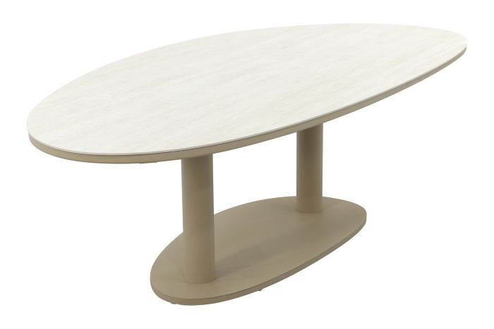 Lecce organische tuintafel 240x120 cm. - Latte