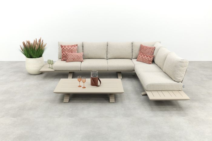 SUNS Stockholm hoekbank loungeset - Champagne