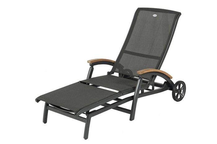 Hartman Da Vinci ligbed met teak armleuningen