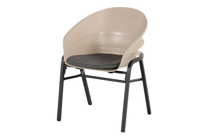 Hartman Tubb verstelbare tuinstoel (dining & lounge)  - Soft Taupe - Op=Op