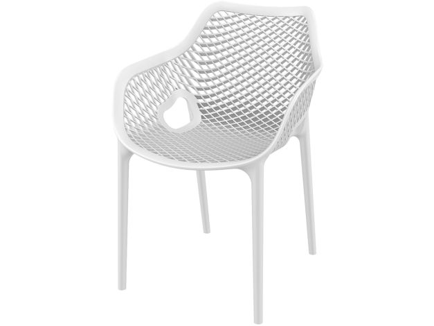 Madino Air stapelbare tuinstoel - Wit