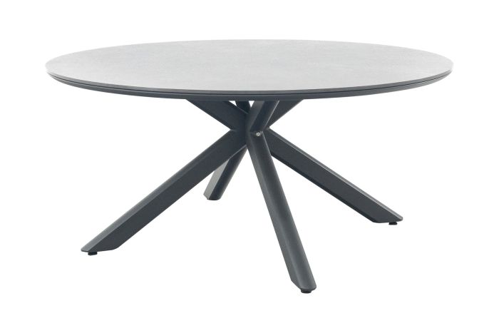 Marena ronde tuintafel Ø158 cm. - Licht grijs