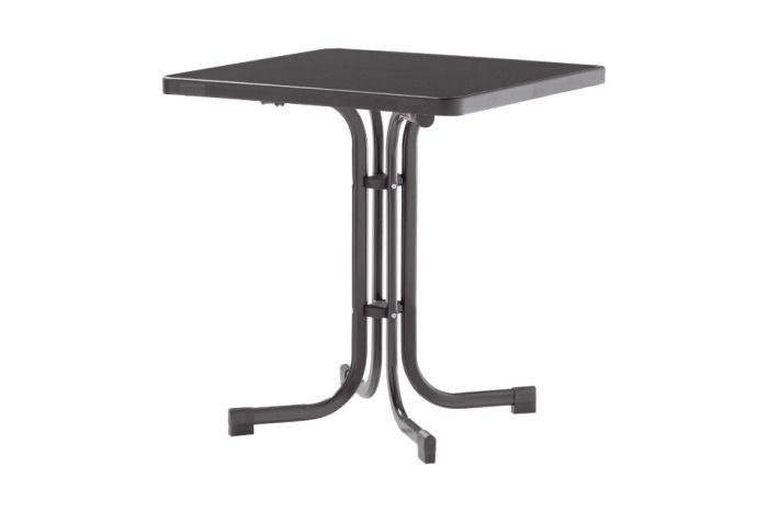 Sieger Boulevard vierkante klaptafel 70x70 cm. - Antraciet