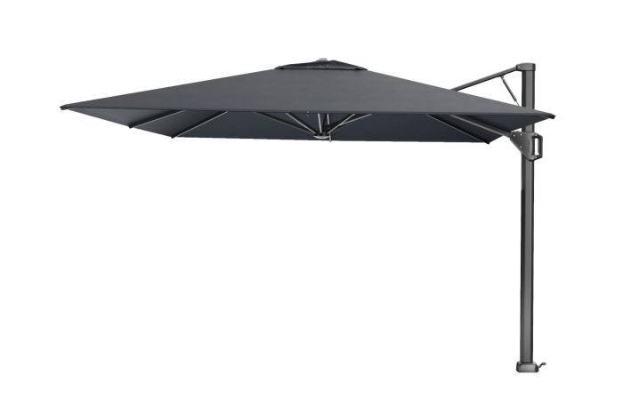 Platinum Beaufort zweefparasol premium 3,2x3,2 m. - Faded black