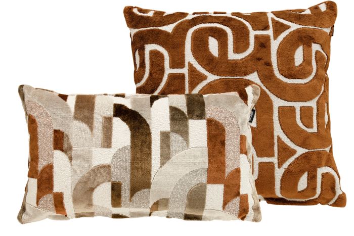 Hartman Raya Taupe/Juan Coffee - Kussenset