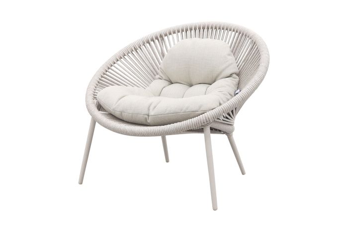 SUNS Prato rope loungestoel - Camel Sand