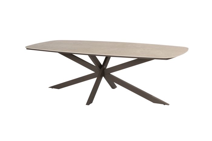Taste Prado keramische deens ovale tuintafel 240x105 cm. - Terre