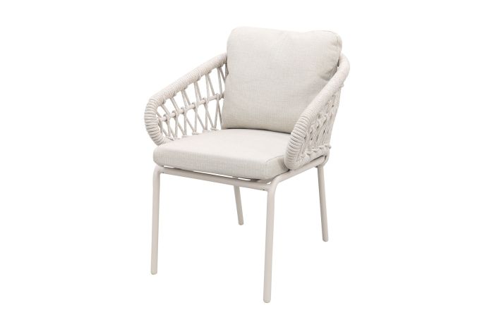Suns Tosca rope dining tuinstoel - Camel Sand