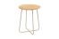 4 Seasons Verdi ronde bijzettafel teak 45 cm. - latte