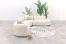 Madeira ronde hoekbank links - Naturel Sunbrella