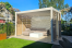 Lamellen overkapping - 4x3 m. - Aluminium - Zand - Move