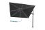 Platinum Challenger Zweefparasol T2 Premium Glow 3x3 m. - Faded Black - Met verlichting