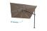 Platinum Challenger Zweefparasol T2 Premium Glow 3x3 m. - Havana Taupe - Met verlichting