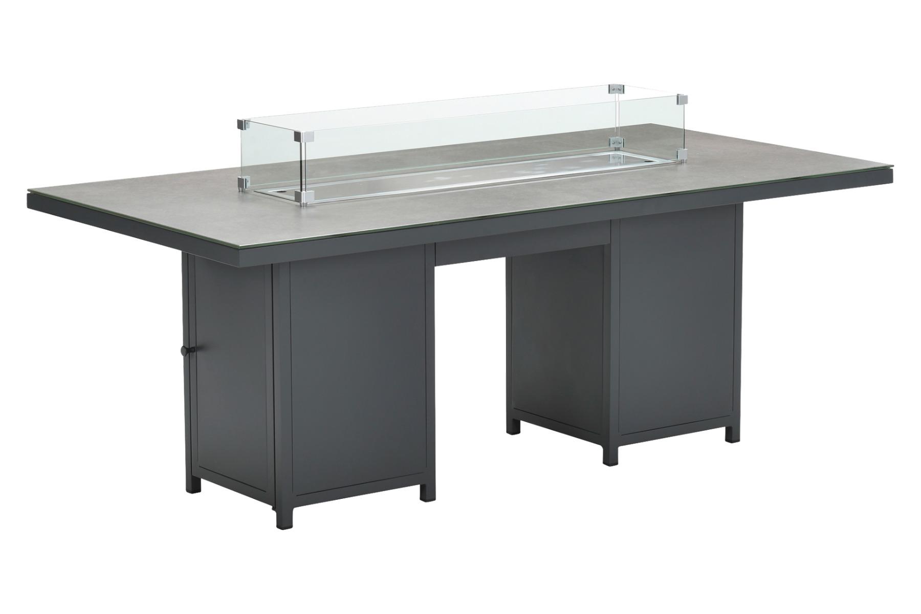 Garden Impressions Glasso Dining vuurtafel 200 x 100