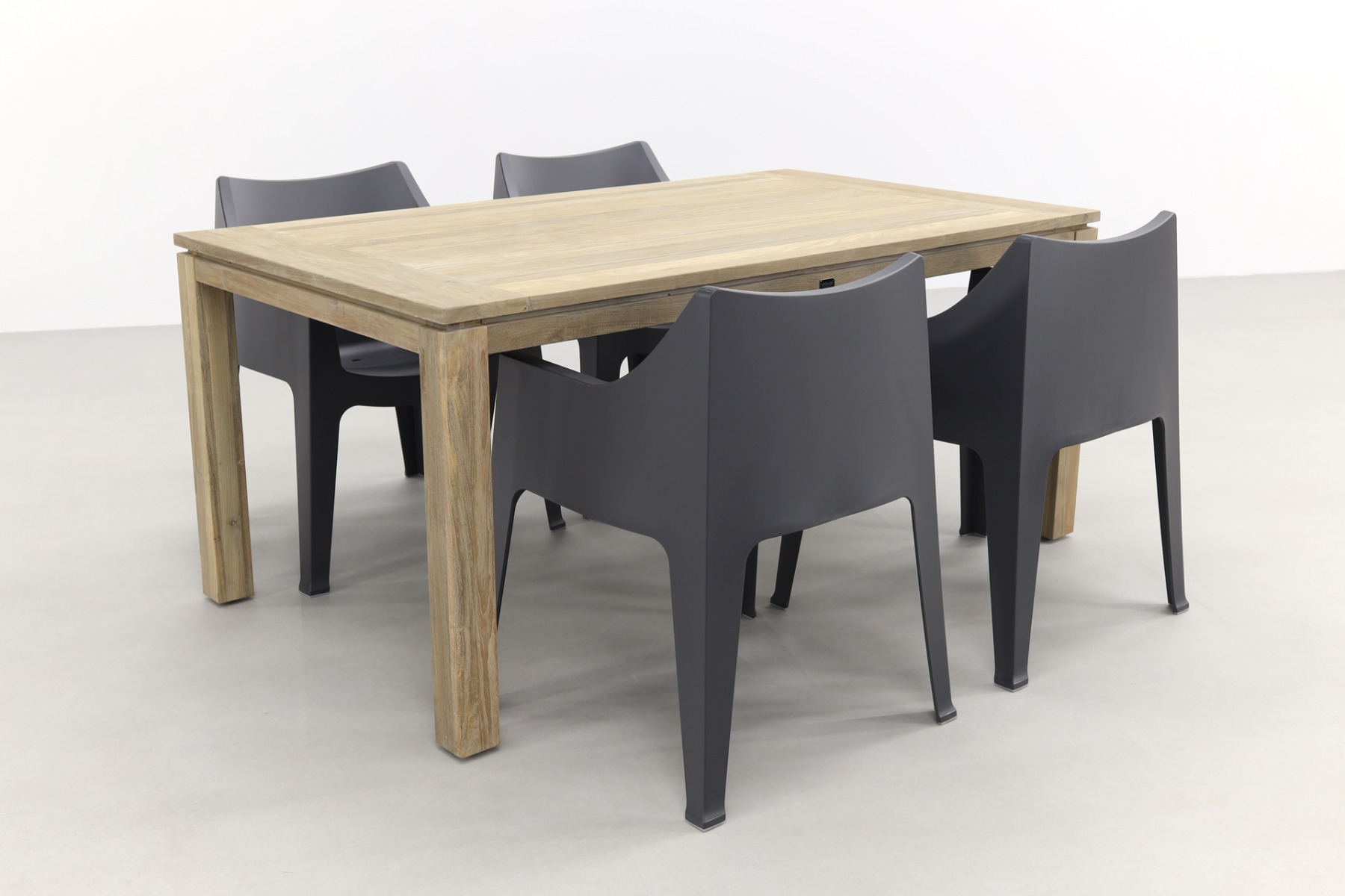 Scab Coccolona - Antraciet - Rome grey 170 cm. tuinset - 5-delig