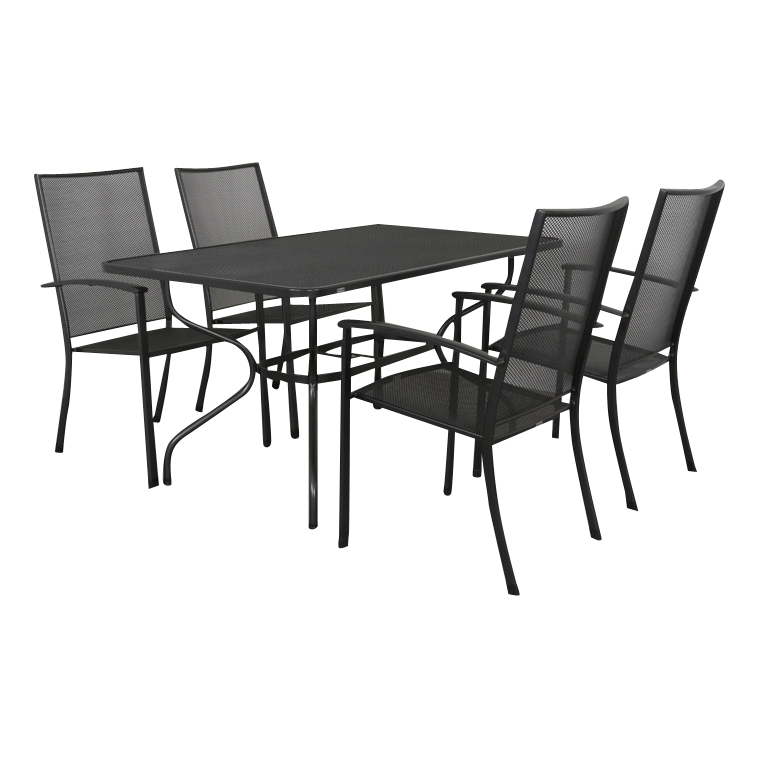 Kettler Siero tuinstoel - Strekmetaal tafel 145 cm.