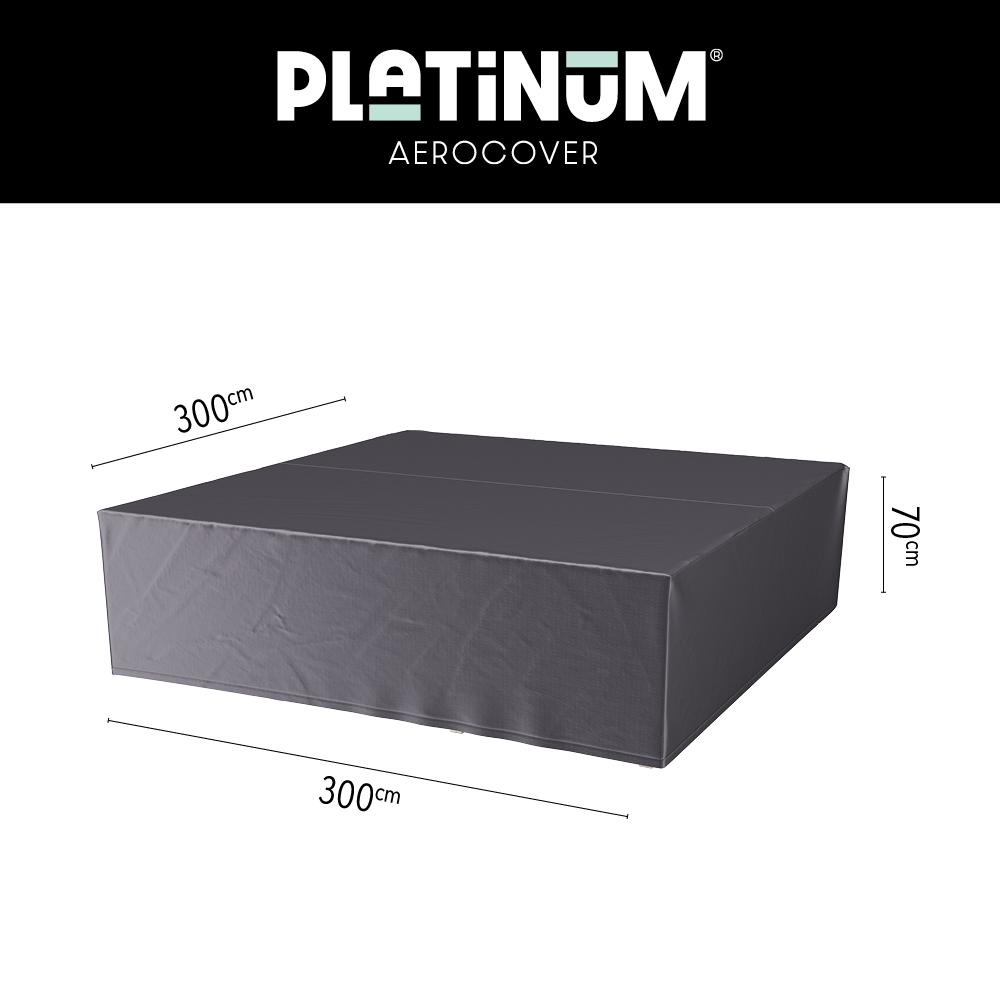 Platinum Aerocover loungesethoes 300x300x70 cm.