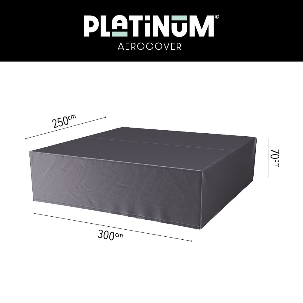 Platinum Aerocover loungesethoes 300x250x70 cm.