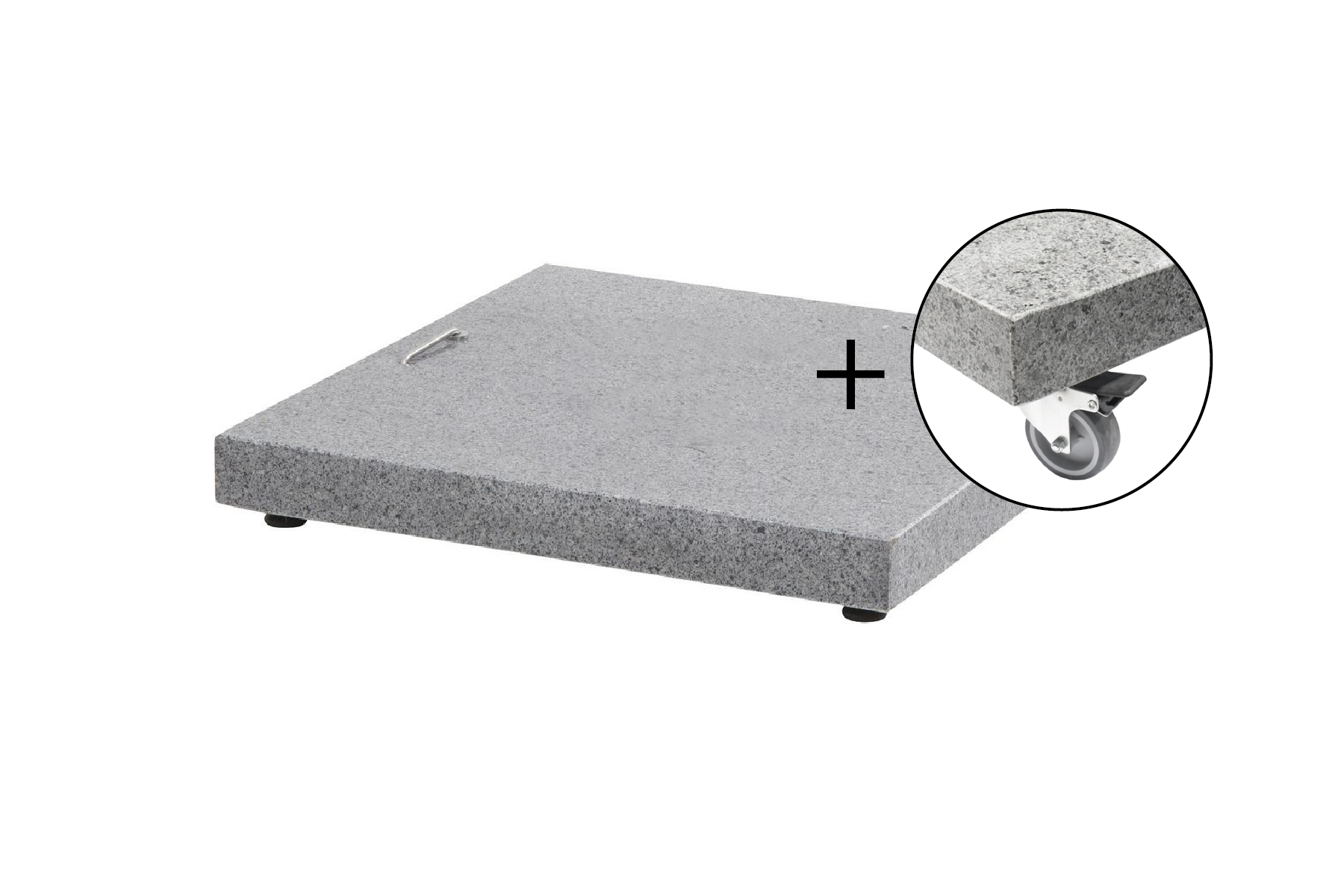 4-Seasons Siesta parasolvoet 90kg. + wielenset