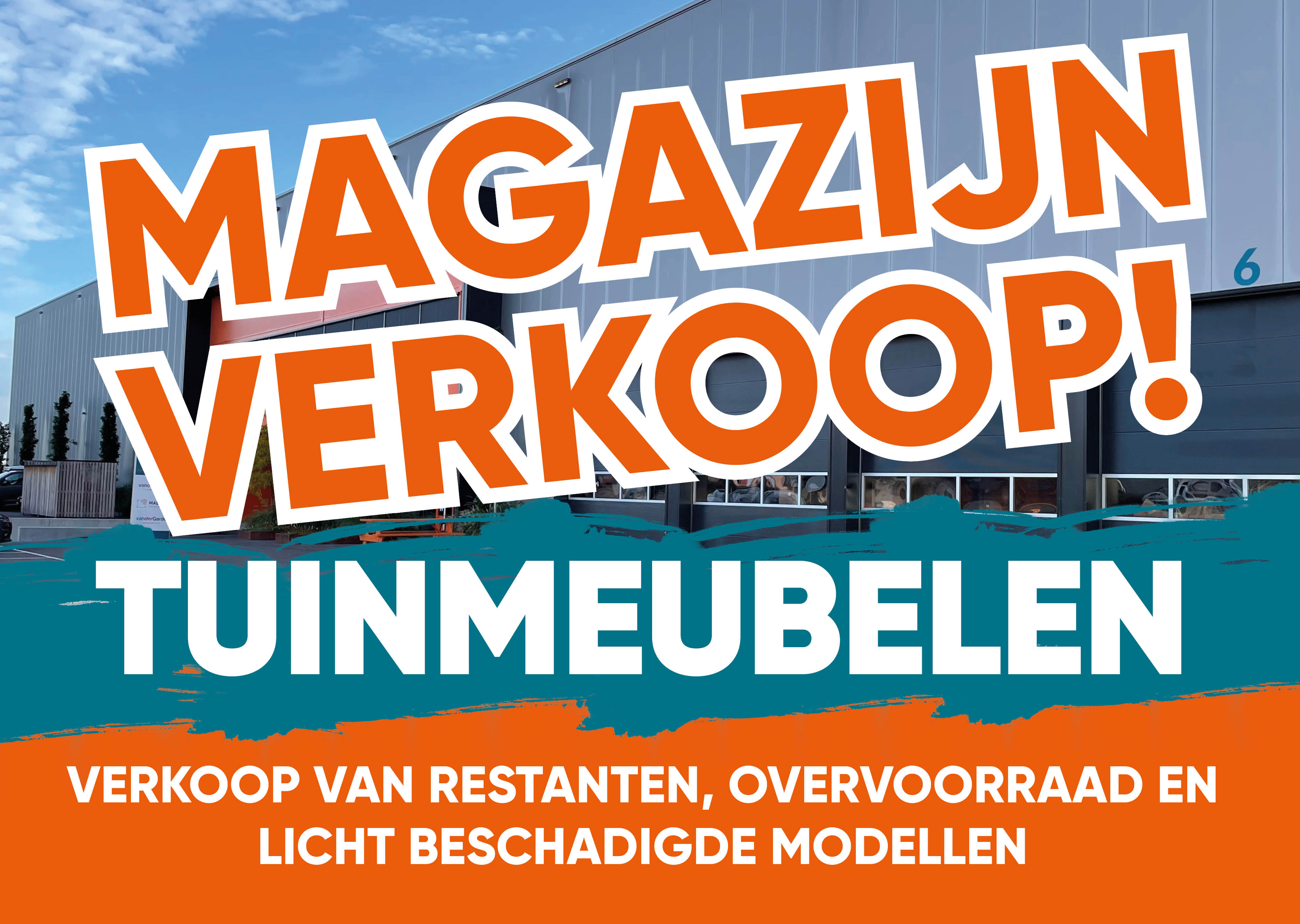 Magazijnverkoop tuinmeubelen
