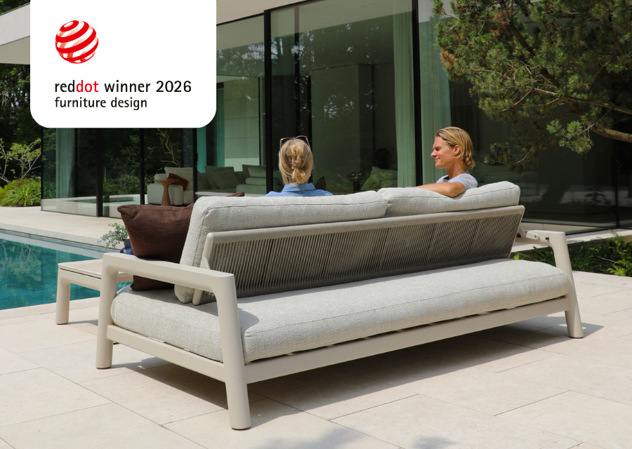 Moretti loungebank wint Red Dot Design Award 2026
