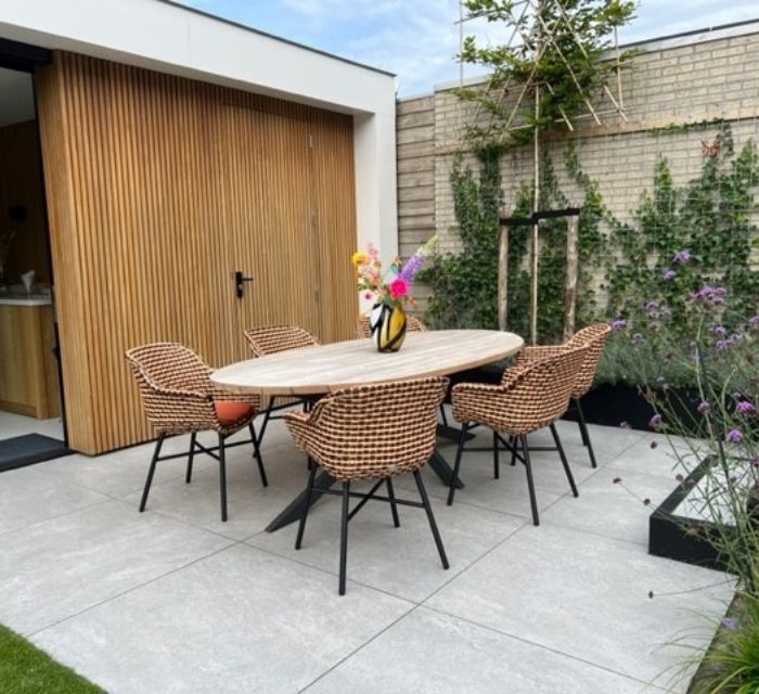 Delphine/Prado Ellips tuinset
